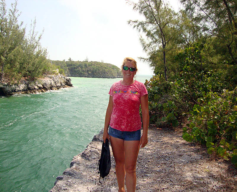 Diana at the Great Cay Harbour Cut