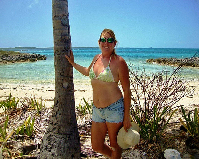 Diana on Allen's Cay
