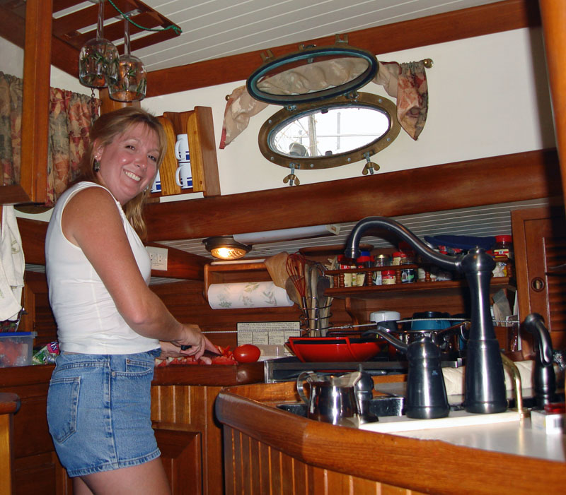 Diana in the Galley