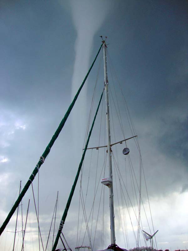 Waterspout From the Bow
