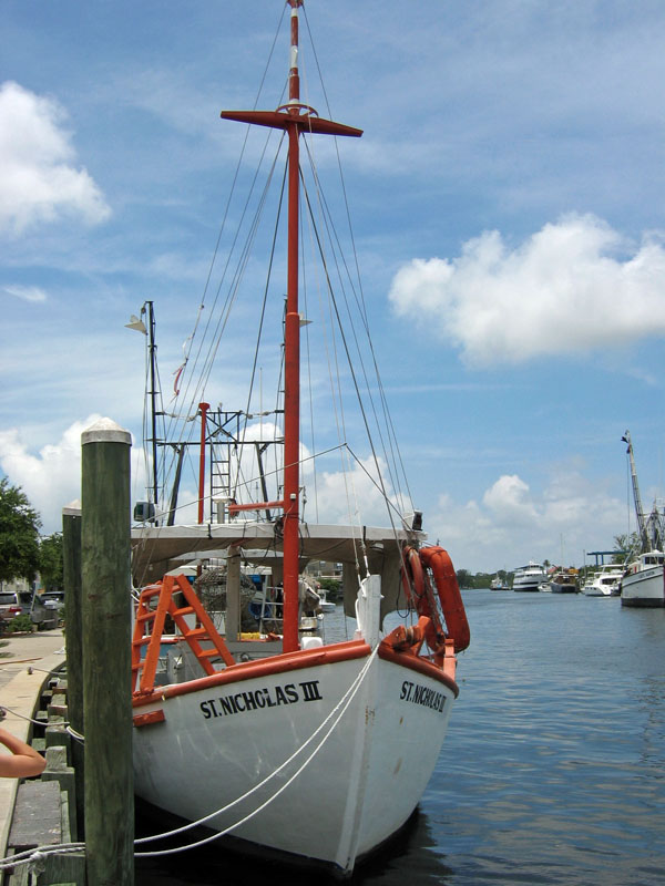 Tarpon Springs Sponge Fishing Boat